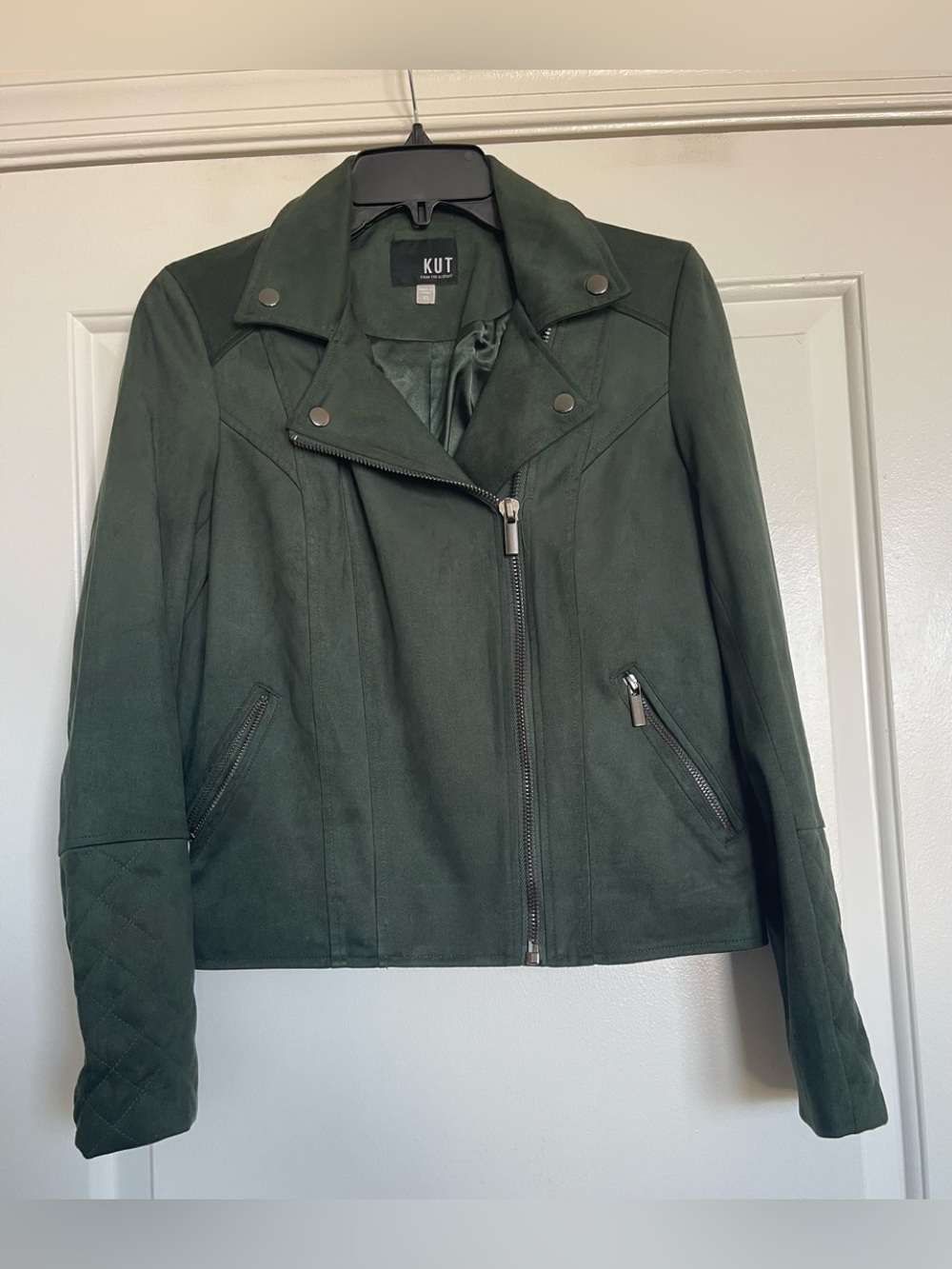 Kut from the Kloth Faux Suede Moto Jacket